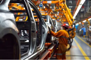 Automobile manufacturing facility and production line