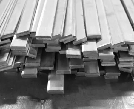 Stainless steel flat bars in different sizes